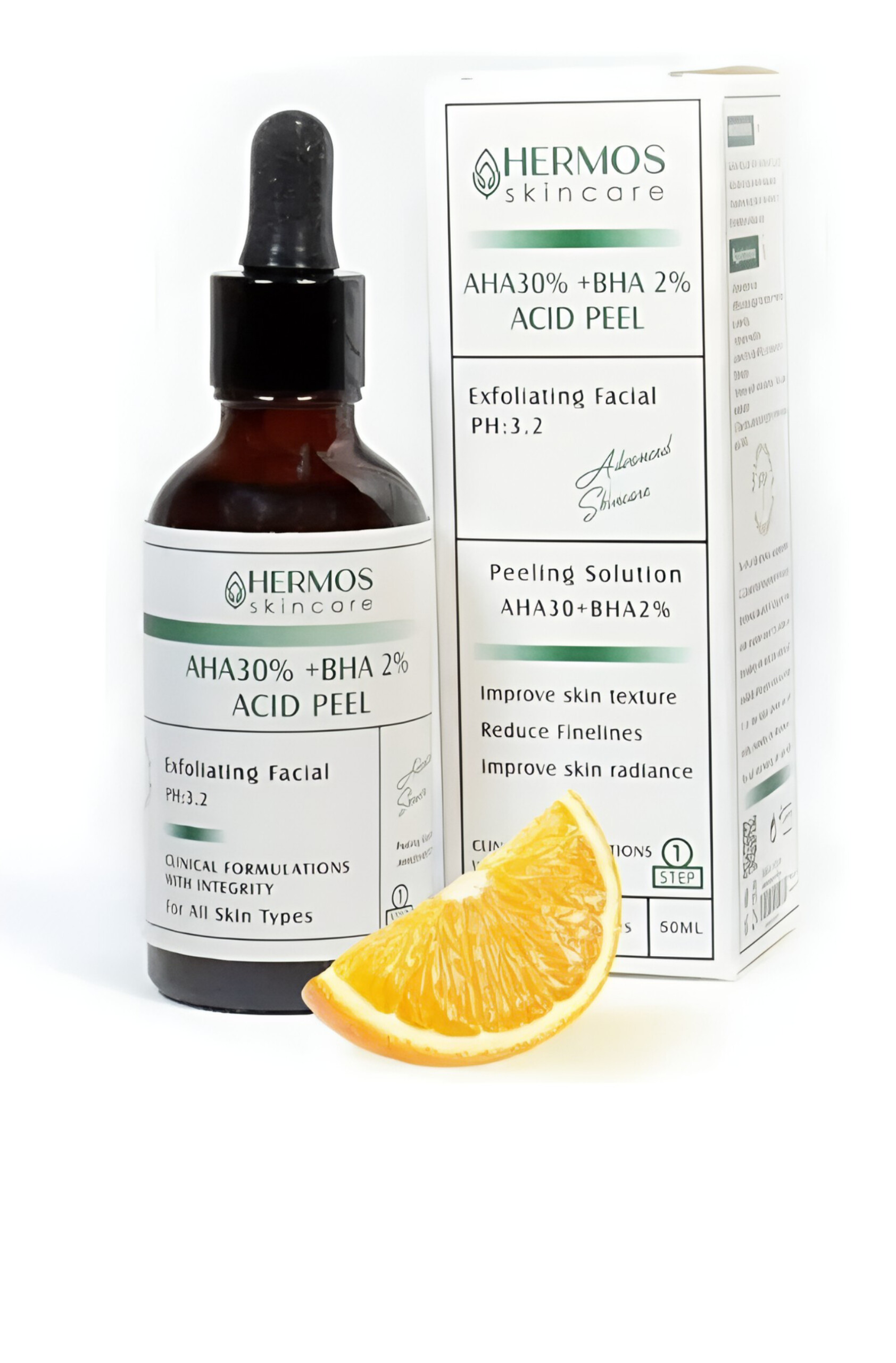 سرم اسید ۵۰AHA 30% BHA 2%میلی گرمی مدل هرموس