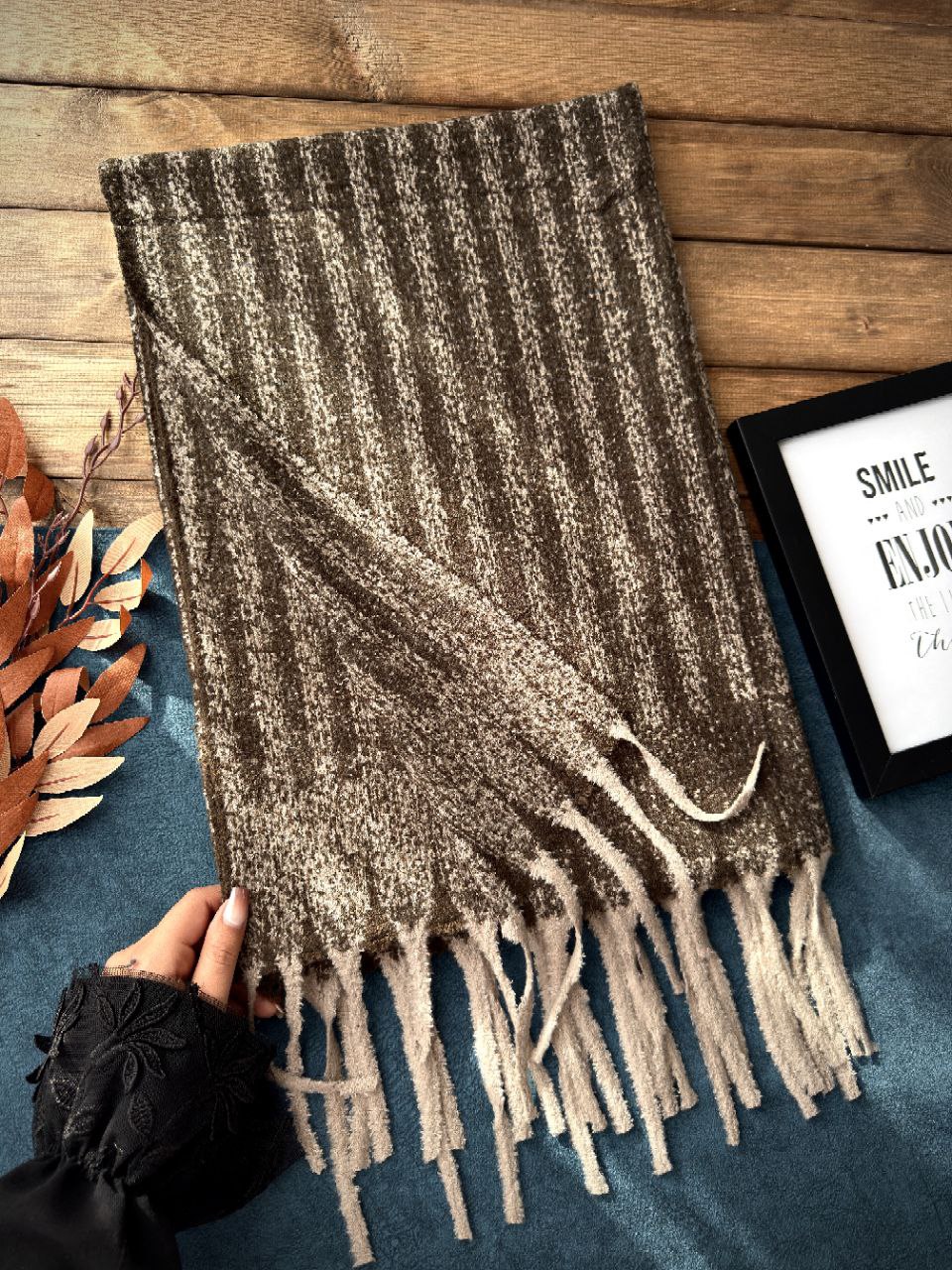 شال موهر حوله ای در هشت رنگ