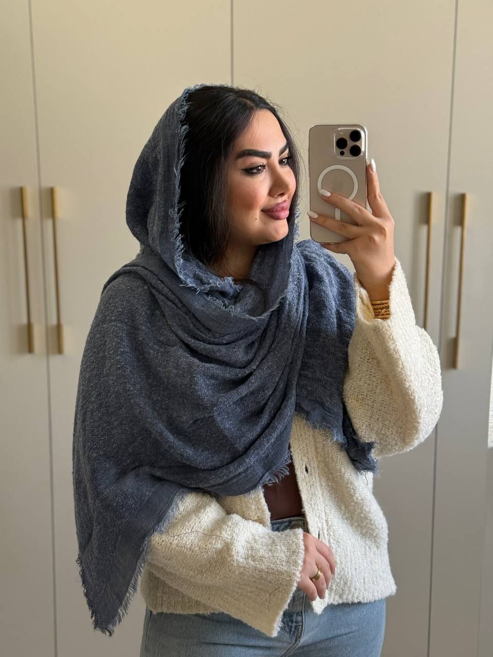 شال تدی برفکی در هشت رنگ