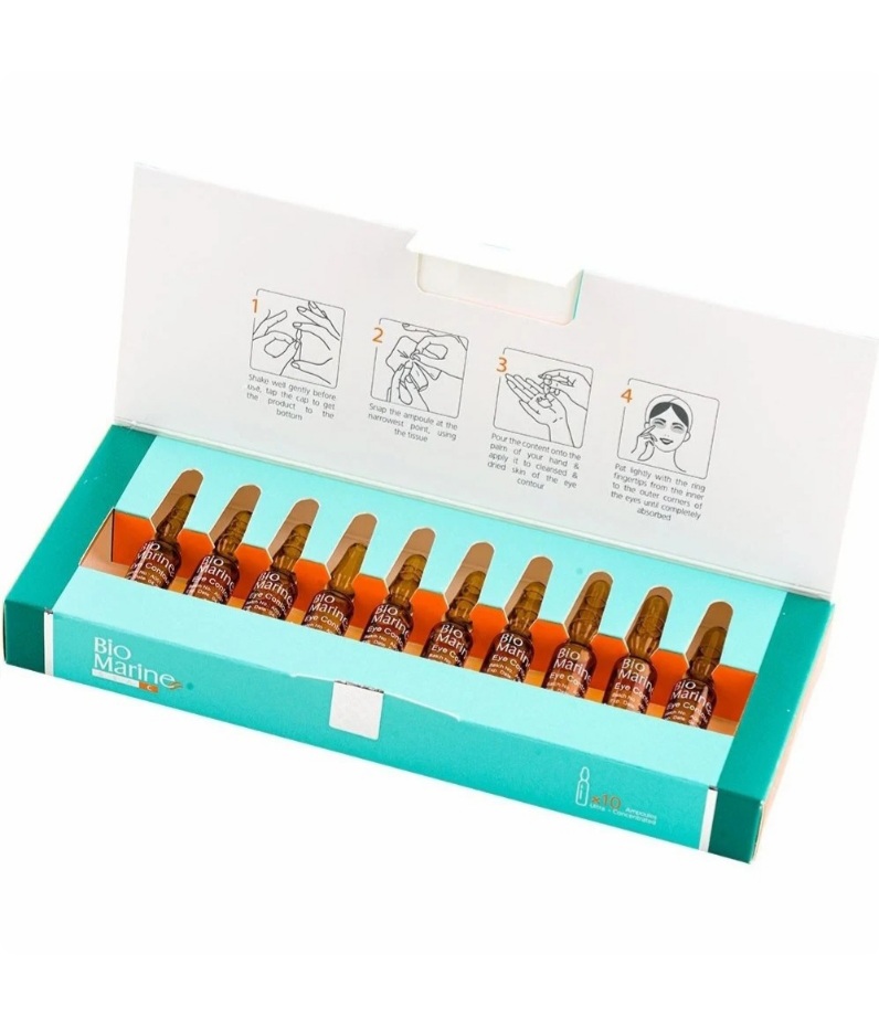 کنسانتره لیفت و سفت کننده دور چشم پیتید و کافئین بایومارین ۵*۱۰ میل کد ۳۱۱۹۰۳۰۰۳